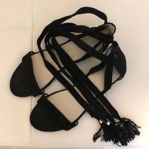 Kenneth Cole leather lace up sandal